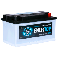 Аккумулятор   ENERTOP Korea 6ст-85 оп  (58539) низкий