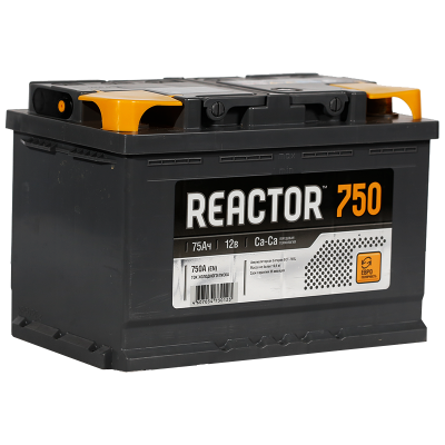 Аккумулятор REACTOR  6ст-75 VL  евро